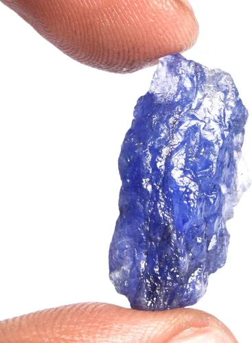 Vista 3 de GEMHUB Zafiro azul certificado EGL de 18.30 quilates en bruto para joyas, Gema, azul