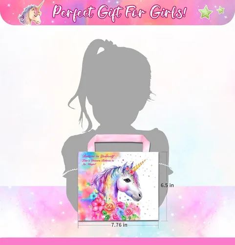 Vista 7 de Girls Charm Bracelet Making Kit - Unicorn Jewelry Supplies Make Set DIY Art Craft Set Creative Charm Bracelets Kits Birthday Gifts for Kids Age 6 7