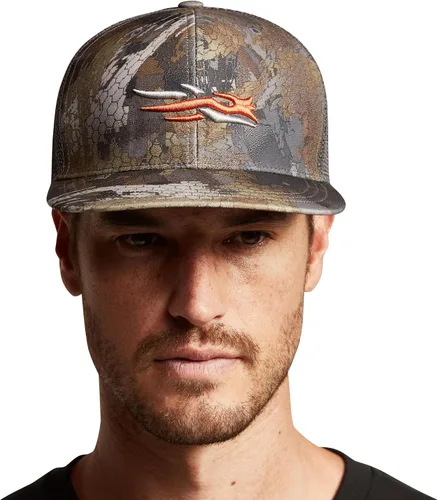 Vista 2 de SITKA Gear gorra de camionero con malla transpirable para hombre, caza, talla única Madera optimizada.