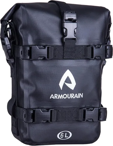 Vista 10 de Bolsa Impermeable para Parachoques de Motocicleta 6L Bolsa de Barra Antichoque de Motor con Correa para el Hombro Bolsa de Marco Lateral