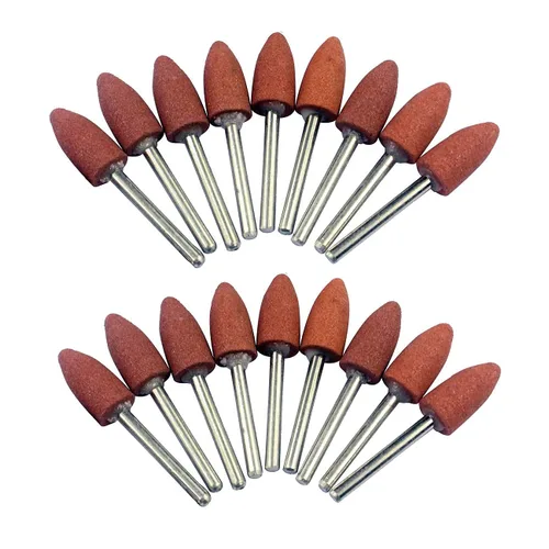 Vista 7 de 18pcs 1/8 '' vástago rotatorio piedras afiladoras brocas