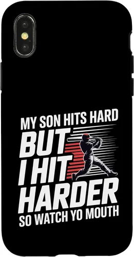 Vista 5 de My Son Hits Hard But I Hit Harder So Watch Yo Mouth - Case for iPhone 17