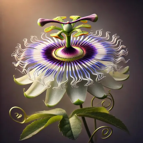Vista 3 de Semillas de pasiflora púrpura vid silvestre albaricoque Maypop Flores perennes exóticas de interior para plantar