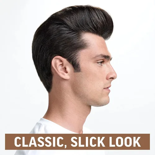 Vista 3 de American Crew Pomada para cabello de hombre, como gel para el cabello con fijación media y alto brillo, tamaño de viaje, set de regalo en dúo