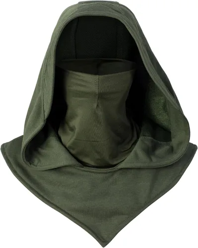 Vista 4 de Polaina transpirable para la cara y el cuello para uso diario, calentador de invierno Bufanda con capucha de Halloween Punk Rogue Amplia