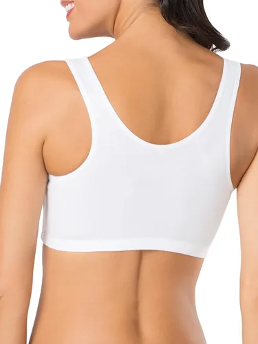 Vista 6 de Fruit of the Loom - Sujetadores deportivos estilo camiseta para mujer (paquete múltiple)