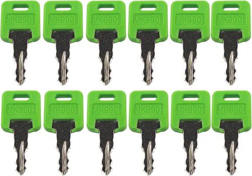 Vista 8 de Llave RV MK9901 6601 compatible con llave verde para autocaravana, código FIC 9901 6601 (paquete de 6)