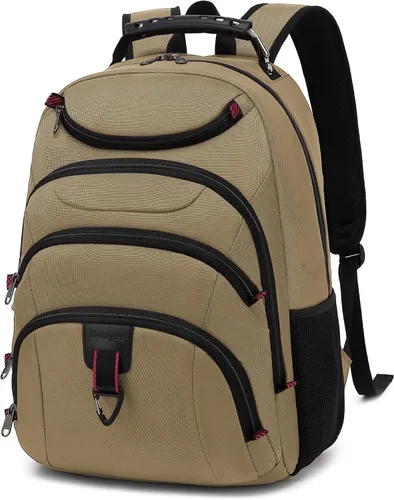 Vista 26 de Mochila para laptop Boavan para hombres (Negro, 15.6), Rosa(Amour Pink), Elegante