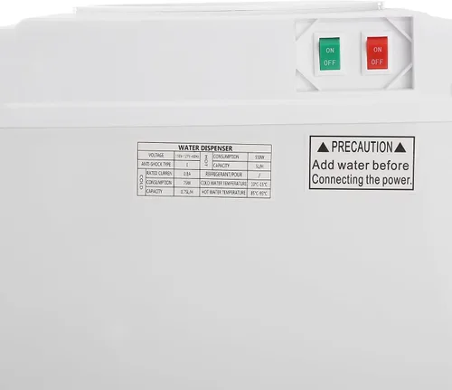 Vista 6 de Loading - Enfriador de agua, dispensador de agua caliente, fría y caliente, capacidad de 5 galones, con bloqueo de seguridad, dispensador de agua