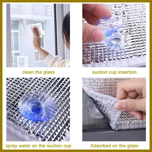 Vista 9 de Película opaca de privacidad para ventana, cubierta de ventana con bloqueo solar, calcomanía reutilizable para ventana, kit de aislamiento