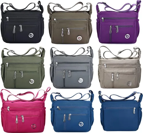 Vista 2 de Fabuxry - Bolsas y Bolsos de Hombro para Mujer Bolso mensajero
