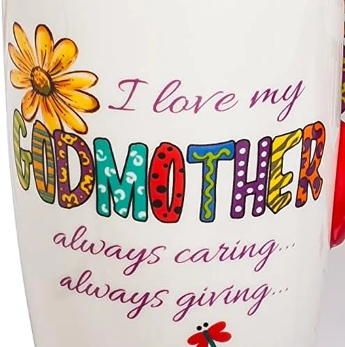 Vista 2 de Cypress Home Taza de viaje de café de cerámica con caja de regalo, 17 onzas