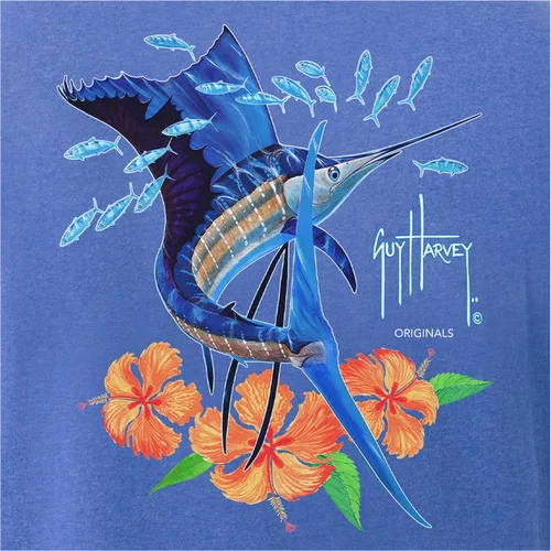 Vista 98 de Guy Harvey Camiseta de manga corta Threadcycled para hombre
