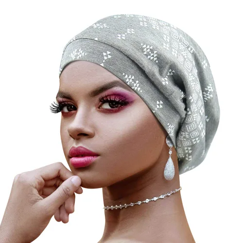 Vista 21 de Alnorm - Gorro con forro de satén y suave banda elástica para hombres y mujeres, talla única Se ajusta a la mayoría