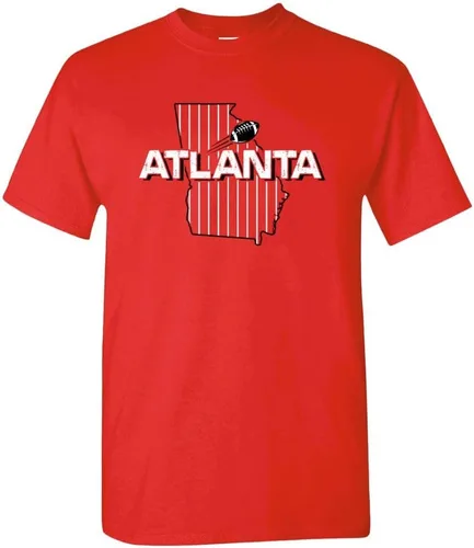 Vista 66 de Xtreme Apparrel Camiseta para hombre Team Field Map para aficionados al fútbol Dallas - Camisa azul marino