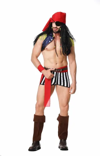 Vista 3 de Conjunto de lencería sexy para hombre, juego de rol, juego de rol, uniforme divertido para adultos, disfraz de fiesta de club nocturno