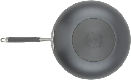 Vista 5 de Anolon Advanced - Utensilios de cocina antiadherentes anodizados duramente para el hogar - Woks (Wok abierto de 30,5 cm, Moonstone)