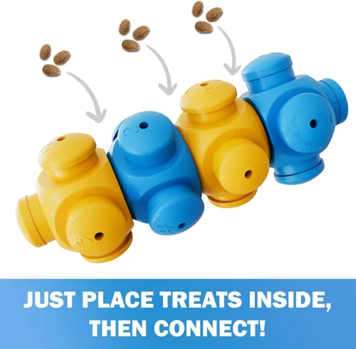 Vista 2 de Juguetes de rompecabezas para perros inteligentes, para perros inteligentes, para los que se aburren con aburrimiento, interactivos, estimulantes