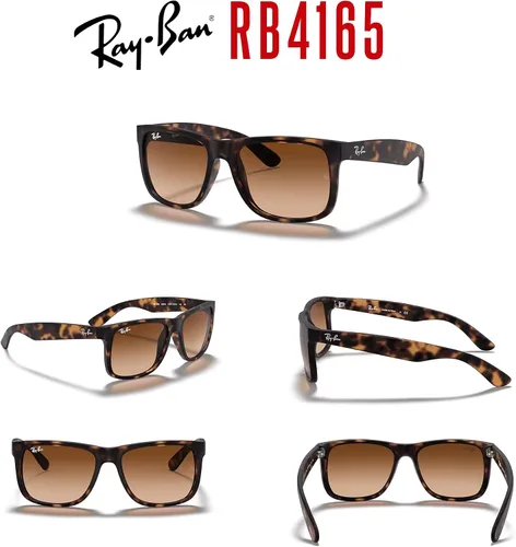 Vista 54 de Ray-Ban RB4165 JUSTIN Sunglasses For Men For Women+BUNDLE with ACCESSORY EYEWEAR KIT
