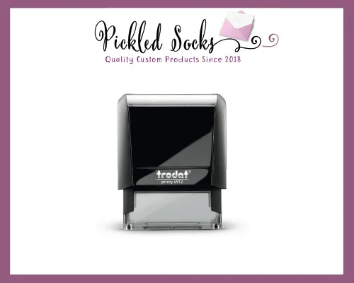 Vista 3 de 10+ Fuentes – Sello de firma personalizable personalizado con nombre de adulto, sello de goma de una línea, sello de goma personalizado RN