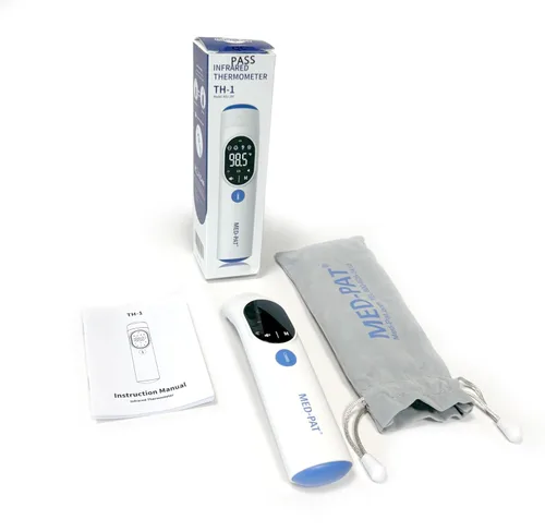 Vista 7 de Med-Pat TH-1 Termómetro digital sin contacto, resultado infrarrojo de 1 segundo, para bebés, niños, adultos, alerta de fiebre de temperatura