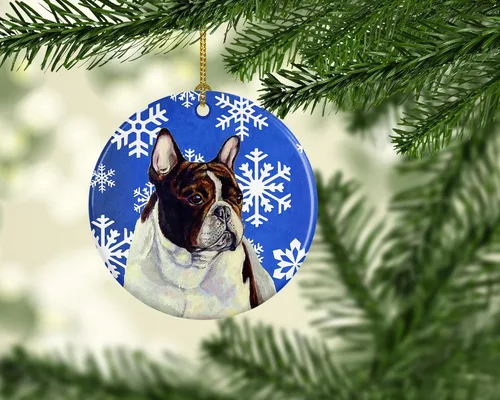 Vista 101 de Caroline's Treasures Cavalier Spaniel - Adorno de cerámica para colgar en el árbol de Navidad, para el hogar, Navidad, fiestas, regalo, 3 pulgadas
