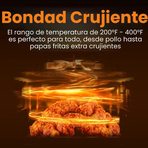 Vista 5 de CHEFMAN - Freidora de aire mini de 2 cuartos de galón – Freidora de aire compacta y ahorradora de espacio digital con canasta antiadherente y apta