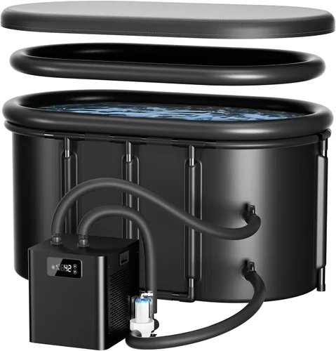 Vista 10 de Enfriador de inmersión en frío WiFi de 1/3 HP con bañera de hielo de 148