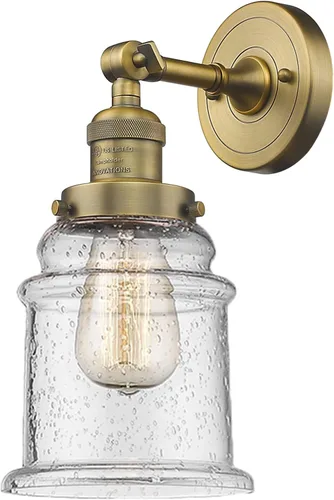 Vista 27 de Innovations 203-BB-G54 1 Aplique de luz, pantalla de campana pequeña, latón cepillado