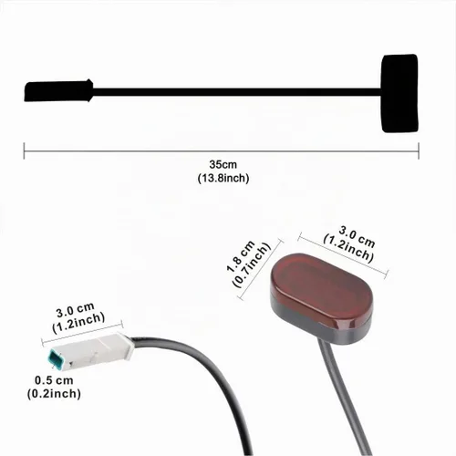 Vista 2 de Luz trasera luz de freno luz trasera para m365 scooter eléctrico pieza de repuesto accesorio