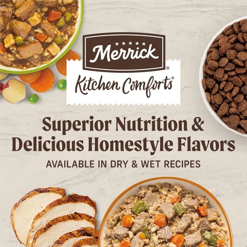 Vista 13 de Merrick - Alimento seco para perros con vitaminas y minerales añadidos para todas las razas, 4 libras, cordero