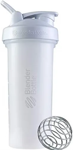 Vista 12 de [Usado] BlenderBottle Classic V2 - Botella mezcladora perfecta para batidos de proteínas y preentrenamiento, 20 onzas, color negro