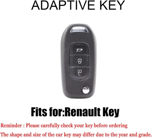 Vista 2 de para Renault Kadjar, funda inteligente de llave de control remoto plegable para Renault Kadjar, Captur, Megane, Sandero, Stepway, Logan, Clio 5