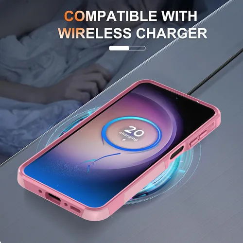 Vista 8 de Funda para Samsung Galaxy A26, de cuerpo completo, resistente de servicio pesado, a prueba de golpes, funda protectora para teléfono con correa