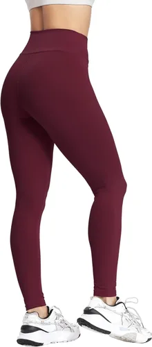 Vista 3 de VALANDY Leggings de cintura alta para mujer, elásticos, control de abdomen, entrenamiento, correr, yoga, pantalones, tallas regulares y grandes.