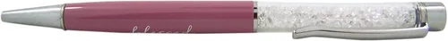 Vista 3 de Crystal Pen Blessed is She Who Has Believed Crystal Bolígrafo de 5 1/2 pulgadas