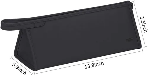 Vista 5 de BUBM Bolsa de almacenamiento de viaje portátil para Dyson Airwrap y Shark Naranja