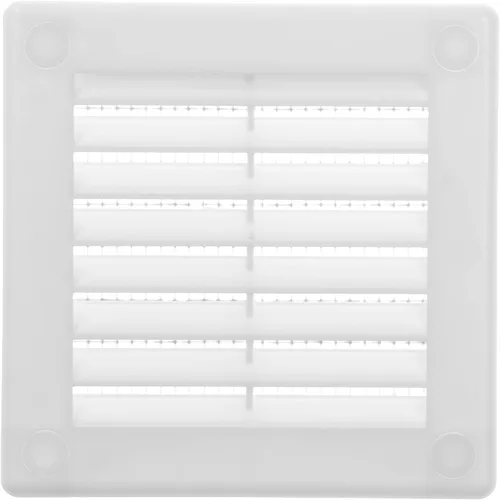 Vista 22 de Vent Systems 3 x 3 pulgadas (dimensiones de apertura) - Cubierta de ventilación de plástico blanco Soffit - Rejilla de ventilación cuadrada plana