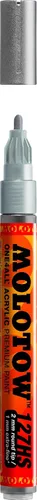 Vista 4 de Molotow ONE4ALL - Marcador de pintura acrílica, 0.059 in, negro metálico, 1 cada uno (127.501)