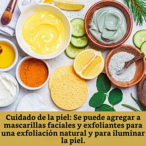 Vista 4 de Polvo de cáscara de limón 100% natural para el cuidado de la piel, 0.50 libras, 227 GMS, 8 onzas