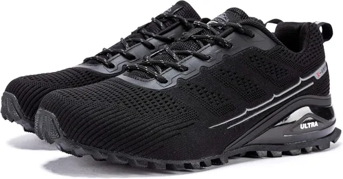 Vista 3 de Kricely Tenis de correr para hombre para caminar senderismo tenis para hombre tenis cruzado tenis al aire libre calzado casual para entrenamiento