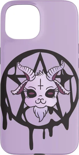 Vista 6 de Anime Aesthetic Baphomet Pentagram Pastel Goth Case for iPhone 17
