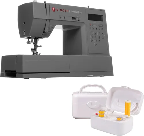 Vista 16 de SINGER Máquina de coser computarizada resistente 6700C con kit de accesorios Motor fuerte con potencia de perforación mejorada, 411 aplicaciones