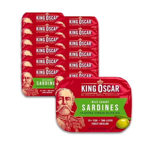 Vista 15 de King Oscar Sardinas en agua, latas de 3.75 onzas (paquete de 12)
