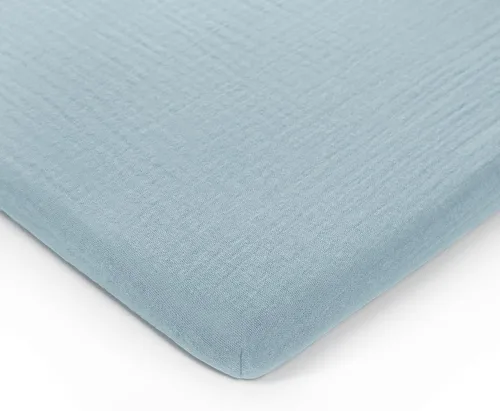 Vista 13 de Comfy Cubs Sábana de Moisés de Muselina - Tela 100% Algodón Suave, Transpirable y Delicada para la Piel Sensible del Bebé - Ajuste Universal