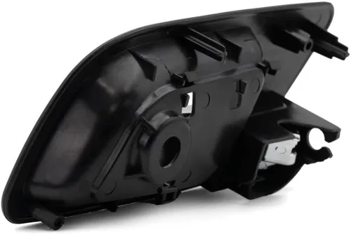 Vista 6 de Para GMC Yukon XL 1500 Manija de puerta interior trasera, bisel negro del lado del conductor con palanca cromada 2007-2014 Recorte: SLE/SLT/Denali