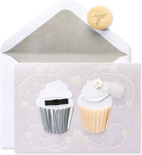 Vista 8 de Papyrus Tarjeta de boda para pareja (todo suma)