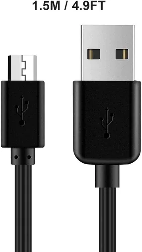 Vista 4 de Cargador de pared micro USB de 5 V 1A, cable de cargador Android, adaptador de corriente de CA a CC de 5 voltios de 1000 mA para carga de teléfono