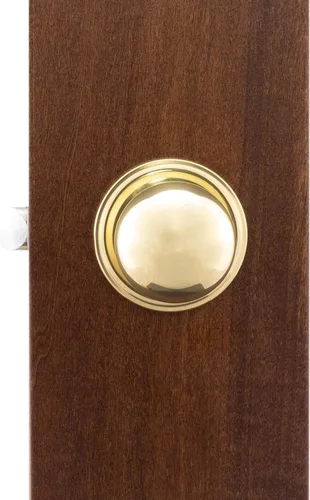 Vista 7 de Copper Creek BK2030PB - Pomo de puerta de bola, función de privacidad, 1 paquete, latón pulido y perilla de puerta de bola BK2020PB, función
