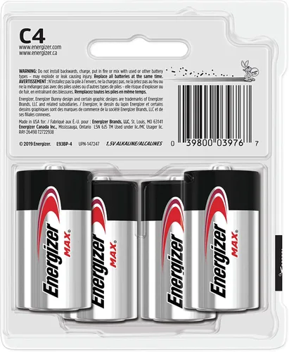 Vista 12 de Baterías Energizer MAX C